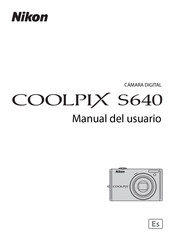 Nikon COOLPIX S640 Manual Del Usuario