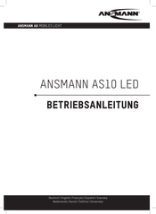 ANSMANN AS10 LED Manual De Instrucciones