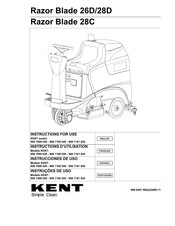 KENT Razor Blade 26D Instrucciones De Uso