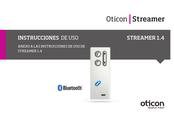 Oticon streamer 1.4 Instrucciones De Uso