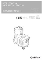 Nilfisk 3707 Manual De Instrucciones