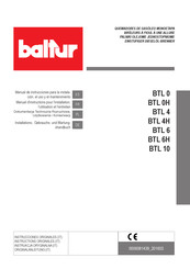 baltur BTL 0H Manual De Instrucciones