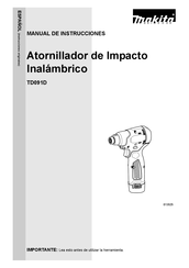 Makita TD091D Manual De Instrucciones