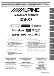 Alpine ICS-X7 Manual De Operación