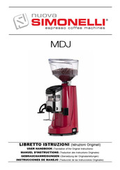 Nuova Simonelli MDJ Instrucciones De Manejo