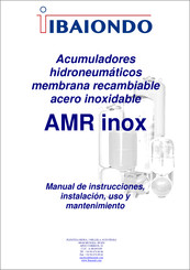 Ibaiondo AMR inox 10 Manual De Instrucciones, Instalación, Uso Y Mantenimiento