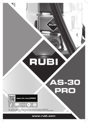 Rubi AS-30 PRO Manual De Instrucciones