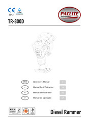 PACLITE Equipment TR-800D Manual Del Operador