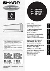 Sharp AY-XP7FR Manual De Instrucciones