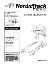 NordicTrack T 23.0 Manual Del Usuario