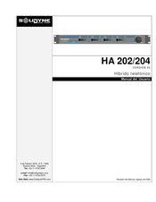 Solidyne HA 202 Manual Del Usuario