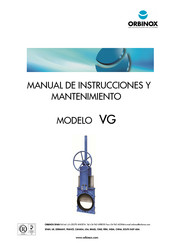 Orbinox VG Manual De Instrucciones Mantenimiento