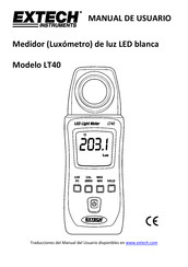 Extech Instruments LT40 Manual De Usuario