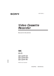 Sony SLV-L6HF MX Manual De Instrucciones