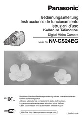 Panasonic NV-GS24EG Instrucciones De Funcionamiento