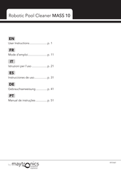Maytronics MASS 10 Instrucciones De Uso