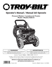 Troy-Bilt 020210 Manual Del Operario