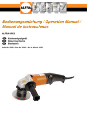 ALFRA 25200 Manual De Instrucciones