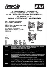 Max PowerLite HN90F Manual De Instrucciones De Funcionamiento