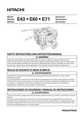 Hitachi Koki E71 Manual De Instrucciones