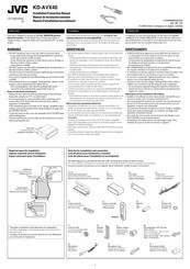 Jvc KD-AVX40 Manual De Instalación/Conexion