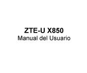 ZTE UX850 Manual Del Usuario