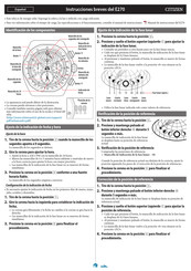 Citizen E270 Instrucciones Breves