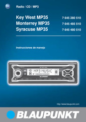 Blaupunkt Key West MP35 Instrucciones De Manejo