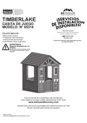 Backyard Discovery TIMBERLAKE 65314 Manual Del Usuario