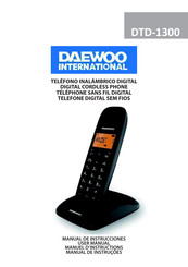 Daewoo DTD-1300 Manual De Instrucciones