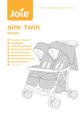 Joie aire twin Manual De Instrucciones