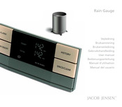 Jacob Jensen Rain Gauge Manual Del Usuario