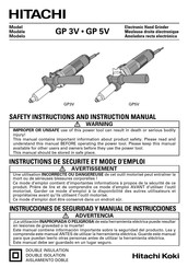 Hitachi Koki GP 5V Manual De Instrucciones