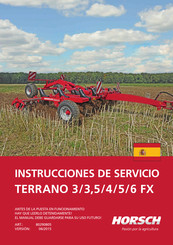 Horsch TERRANO 3 FX Instrucciones De Servicio