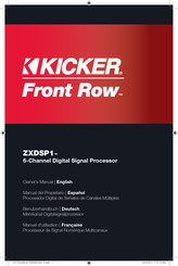 Kicker ZXDSP1 Manual Del Propietário