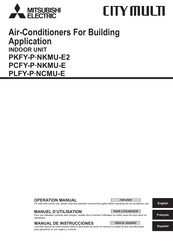 Mitsubishi Electric CITY MULTI PLFY-P12NCMU-E Manual De Instrucciones