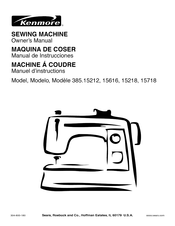 Sears Kenmore 385.15616 Manual De Instrucciones