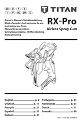 Titan RX-Pro Instrucciones De Uso