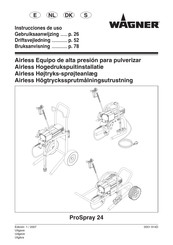 WAGNER ProSpray 24 Instrucciones De Uso