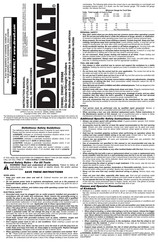DeWalt DW887 Manual De Instrucciones