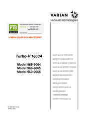 Varian Turbo-V 1800A Manual De Instrucciones