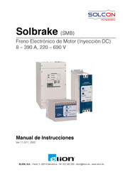 ELION Solcon Solbrake 10 Manual De Instrucciones