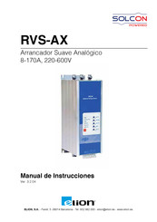 ELION Solcon RVS-AX 8 Manual De Instrucciones