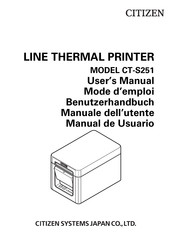 Citizen CT-S251 Manual De Usuario