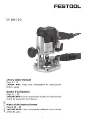 Festool OF 1010 EQ Manual De Instrucciones