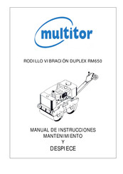 Multitor RM650 Manual De Instrucciones Mantenimiento