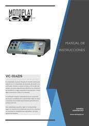 Motoplat CV VC-014DS Manual De Instrucciones