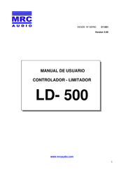 MRC AUDIO LD-500 Manual De Usuario