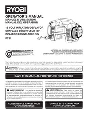 Ryobi P731 Manual Del Operador