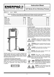 Enerpac XLP-256P392 Hoja De Instrucciones